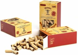 HORNET Unbleached Pre-Rolled Filter Tips
