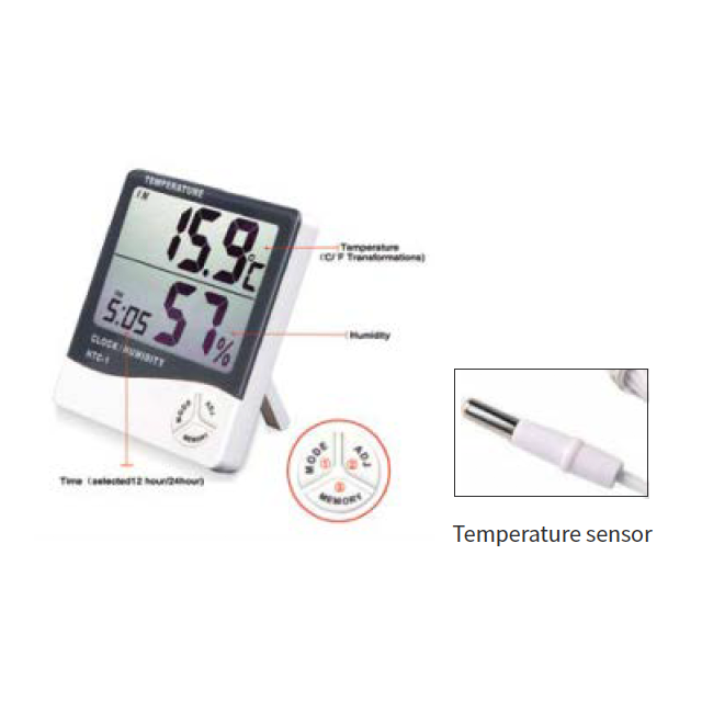 Sinowell Thermometer & Hygrometer – Large Display