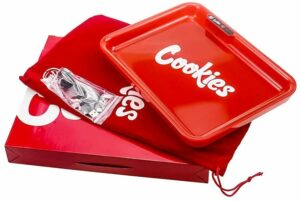 Cookies Glow and Light Up Rolling Tray (Red)