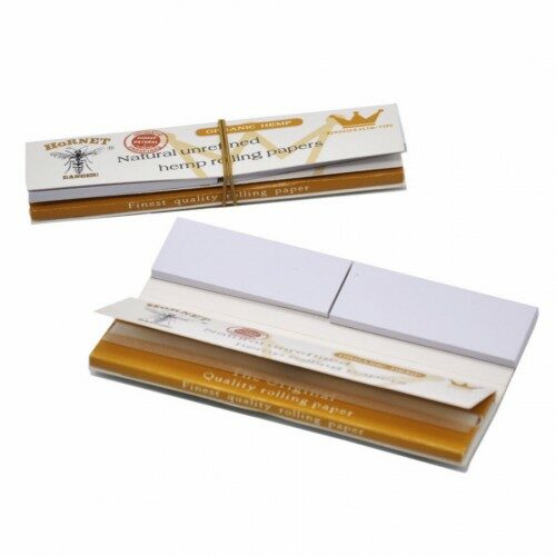 HORNET Organic Hemp Rolling Papers and Filter Tips (Large)